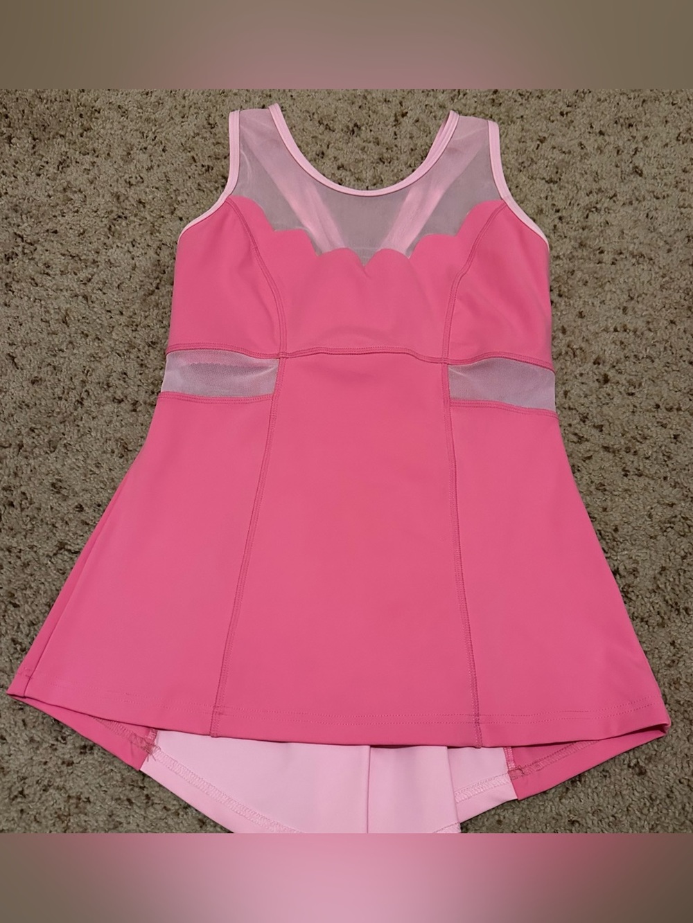 NWT Crowned Athletics Pink Mermaid Athletic Tank Small